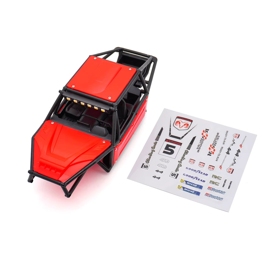 YSIDO RC Auto Trx4M 1/18, Simulation Hard Body Shell, Weiß, Kunststoff - Bild 2
