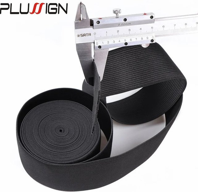 plussign Elastisches Band, Schwarz, 5 Meter - Bild 1