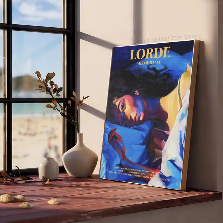 Lorde Melodrama Solar Power Tour Album Poster Selbstklebender Wasserdichter Wandaufkleber Multicolor - Bild 3
