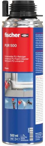 Fischer PU- und Pistolenreiniger PUR 500, 500 ml - Bild 1