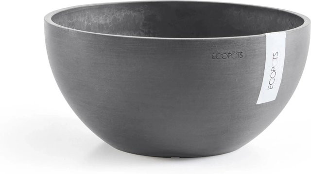 Ecopots Pflanzschale Brussels Topf in Grau mit 35 cm Durchmesser - Bild 1