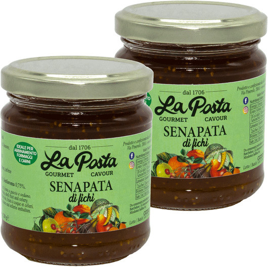 Locanda La Posta Senapata di Fichi Chutney Feige Senf 2 x 230 g - Bild 1