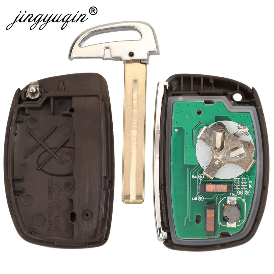 Jingyuqin Auto Smart Key 433 MHz ID46 für Hyundai Tucson 2014 2015 IX35 TQ8-FOB-4F03 Proximity Keyless 4 Tasten in Schwarz - Bild 6