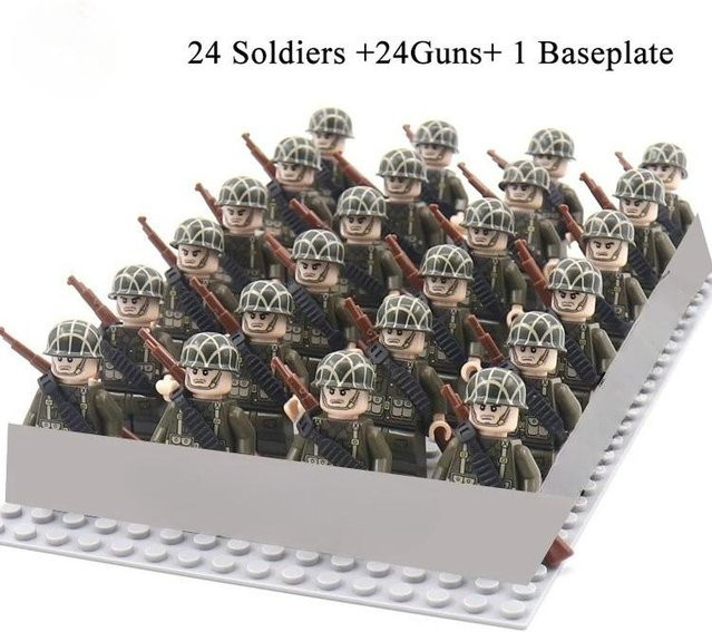 Soldaten Actionfiguren, 24-teiliges Set, ab 14 Jahren - Bild 1