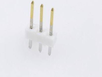 Molex Einbau-Stiftleiste Standard in Weiß mit Goldkontakten, Rastermaß 2.54mm - Bild 1