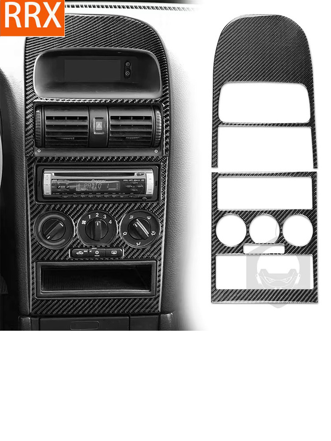RRX CARBON Carbon-Faser Aufkleber für Opel Astra G 1998-2003 Radio und AC/CD Bedienfeld in Schwarz - Bild 6