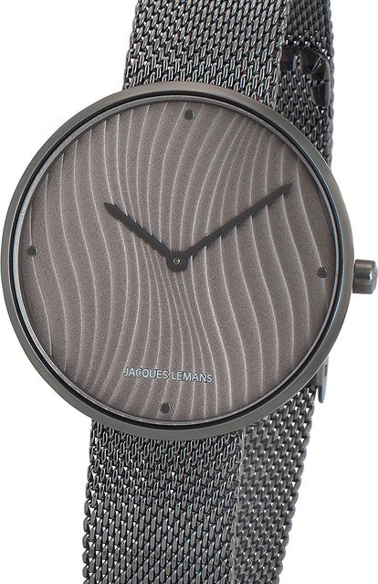 Jacques Lemans Damenuhr, Quarz, Edelstahl, 36 mm, Grau, 5 ATM - Bild 1