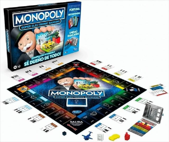 Hasbro Monopoly Super Electronic Banking, Grundspiel - Bild 1