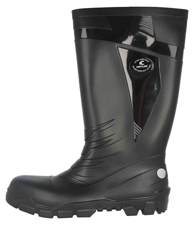 Craftland Arrano S5 Sicherheitsstiefel Gummistiefel für Herren in Schwarz
