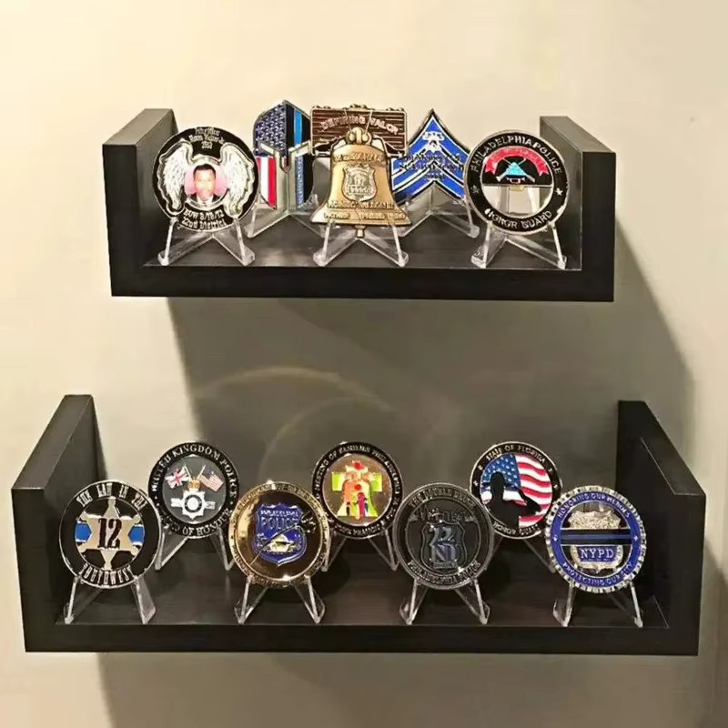 Acryl-Ständer für Münzen und Medaillen, transparente Mini-Münzhalter aus Kunststoff zur Präsentation deiner Sammlungen - Bild 3