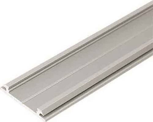 Brumberg Aluminium Profil eloxiert in Silber oder Weiß L: 2000 mm, B: 20 mm, H: 3 mm - Bild 1
