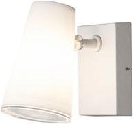 Konstsmide Außenleuchte Fano in Weiss, moderne Wandleuchte für den Garten, B/H/T: 12 x 21 x 21,5 cm - Bild 1