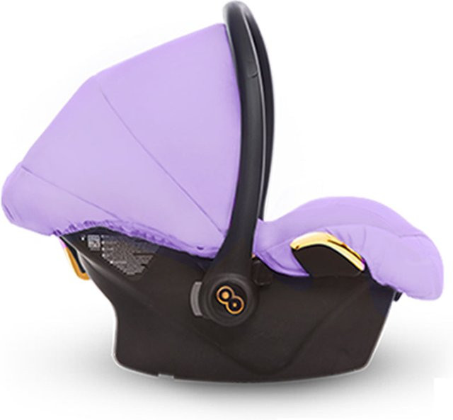 TPFLiving Babyschale Ultra Stoff Lila Gold ohne Isofix - Bild 1