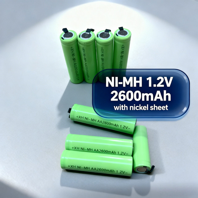 Lerp AA Ni-MH Akku 1,2V 2600mAh mit Anschlussflanschen in Grün - Bild 1