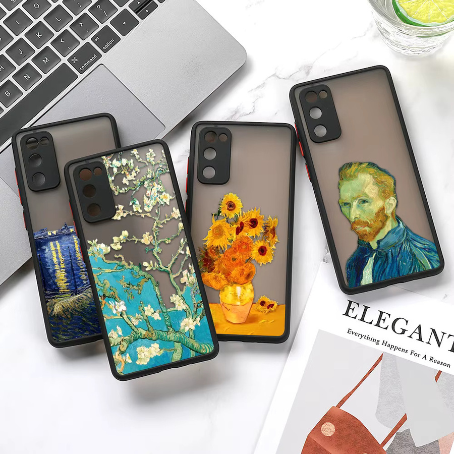 Kunst Ölgemälde Handyhülle für Samsung Galaxy S24 S23 S22 Ultra A55 A54 A35 A34 A33 A14 A53 A32 A23 A05s A72 A52 S21 S20 FE in Multicolor - Bild 2