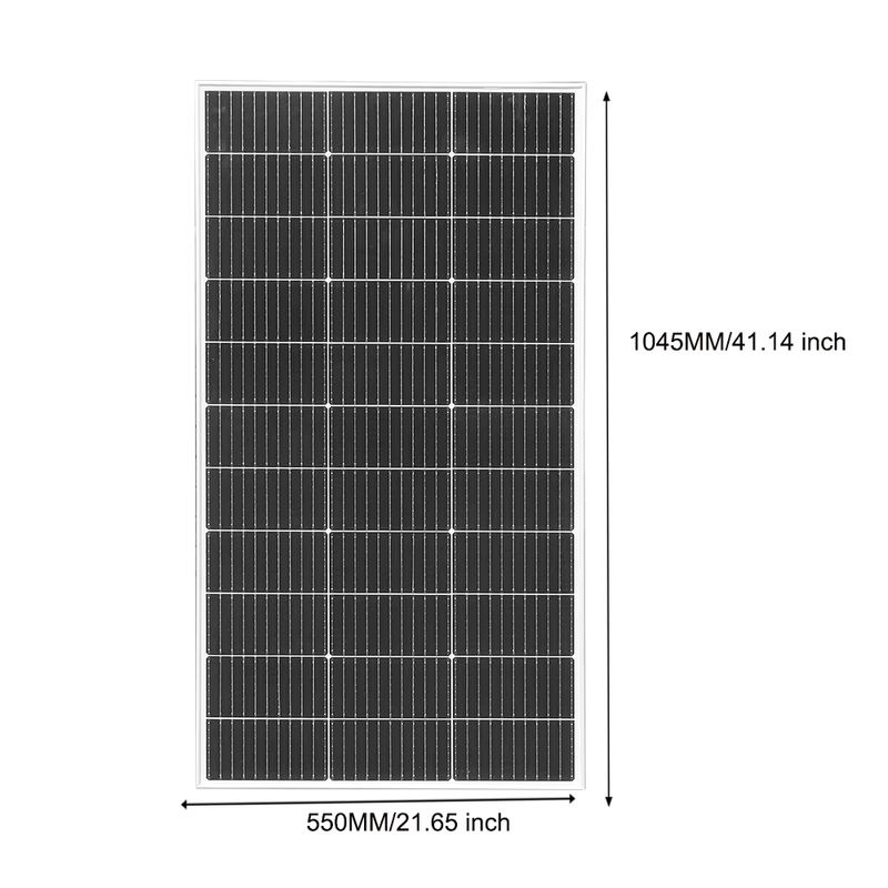 XINPUGUANG Solarpanel 18V 120W Glas Solarmodul für Camping, Wohnmobil und Boot - Bild 3