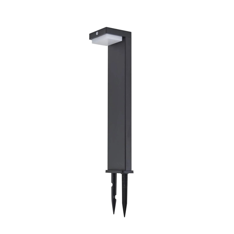 Lindby Solarleuchte Eleazar LED Modern Schwarz aus Aluminium mit Bewegungsmelder und Dimmfunktion - Bild 2