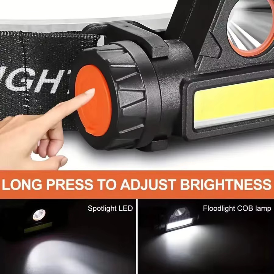 KDULIT COB-LED-Scheinwerfer für den Außenbereich mit magnetischer Taschenlampe und Akku in Schwarz - Bild 2