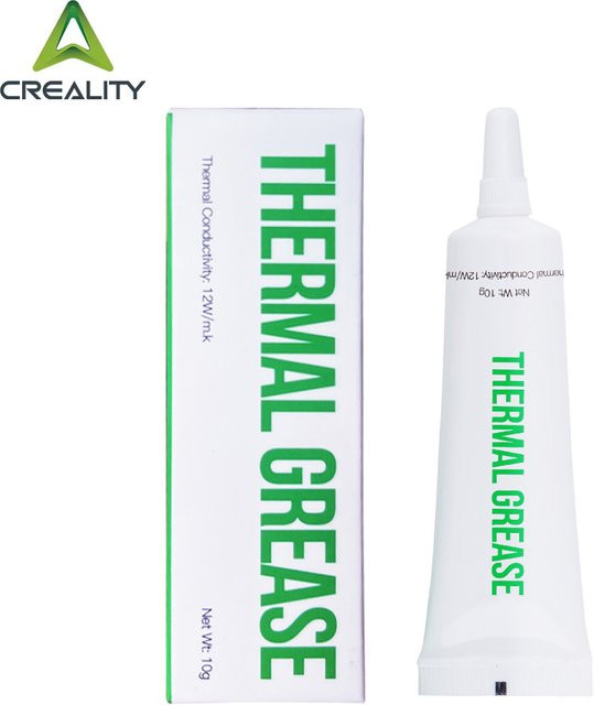 Creality Wärmeleitpaste für FDM-3D-Drucker, hohe Wärmeleitfähigkeit, nicht leitend und umweltfreundlich, Farbe: Weiß - Bild 1