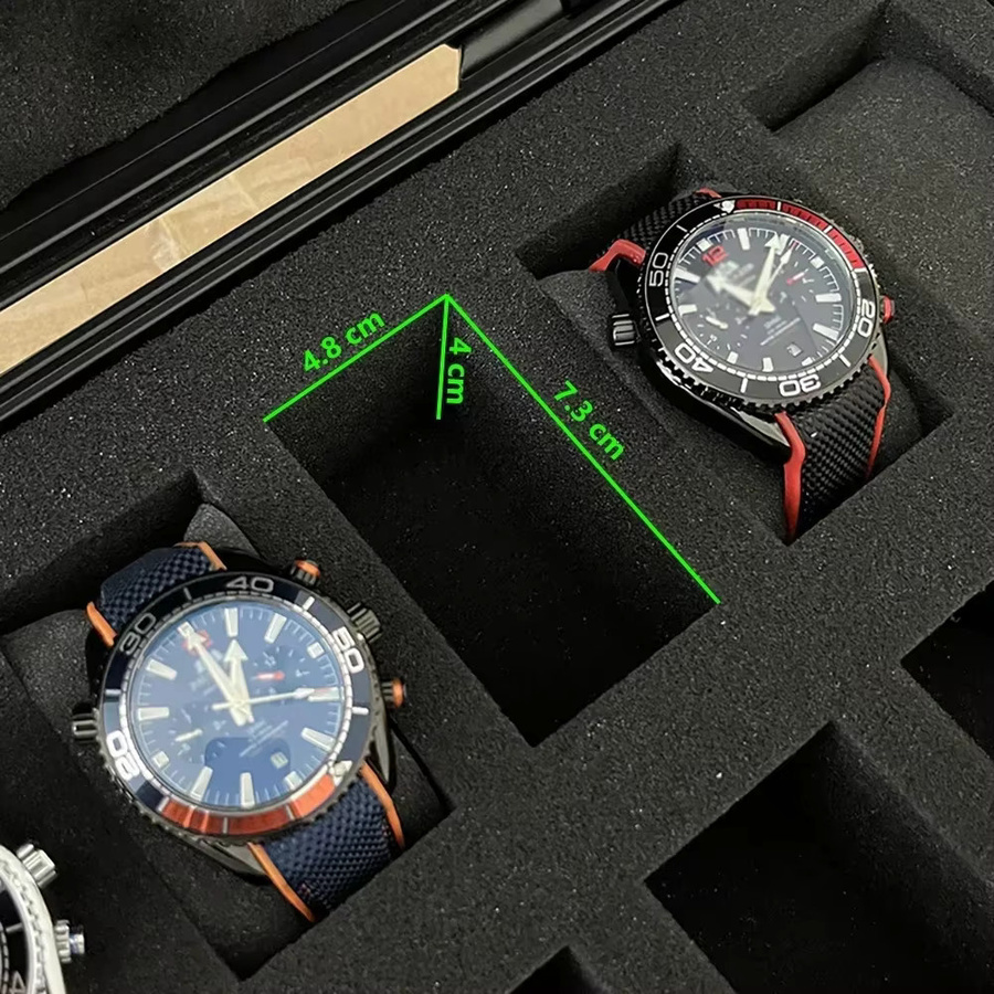 FancyWrist Uhrenaufbewahrungsbox, Kunststoff, Schwarz, Unisex - Bild 2