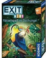 Kosmos EXIT - Das Spiel Kids Rätselspaß im Dschungel Partyspiel ab 6 Jahren - Bild 1