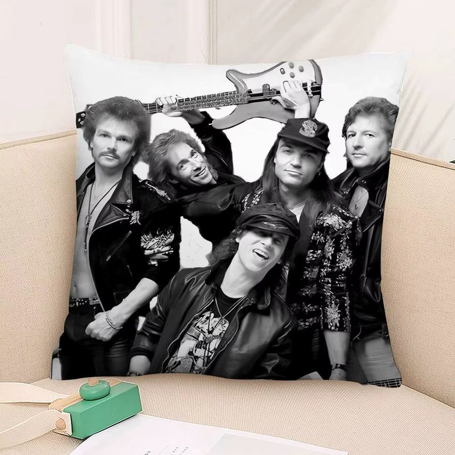 The S-Scorpions Band Kissenbezug quadratisch doppelseitig bedruckt für Sofa und Schlafzimmer - Bild 3