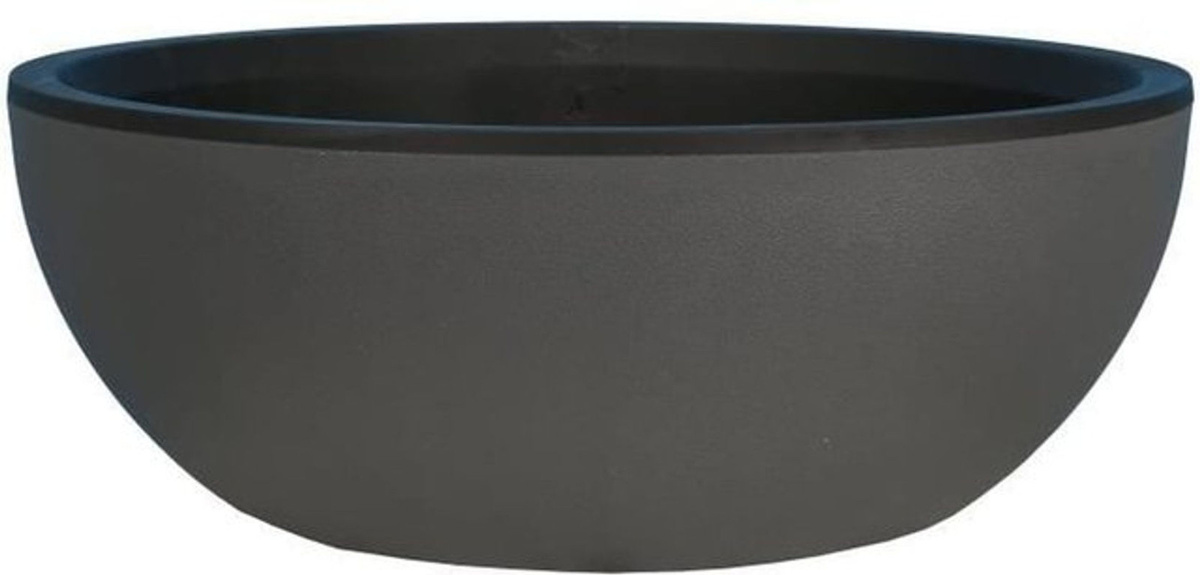 RIVIERA Blumentopf Übertopf Granit Grau, Durchmesser: 40 cm, Höhe: 15 cm - Bild 1