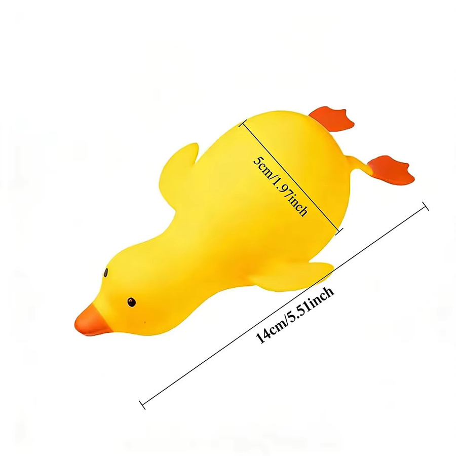 Potdemiel Squishy Antistress Ente, Fidget-Spielzeug, weiche Gänse-Tierfiguren - Bild 3
