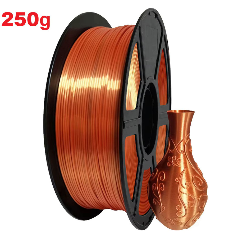 3D Maliang PLA-Seiden-Filament für FDM-Drucker, Roségold und Orange, 1,75 mm, 250 g - Bild 3