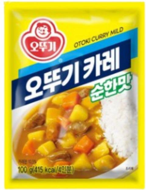 Otoki Koreanisches Curry Pulver Milde 3 x 100 g - Bild 1