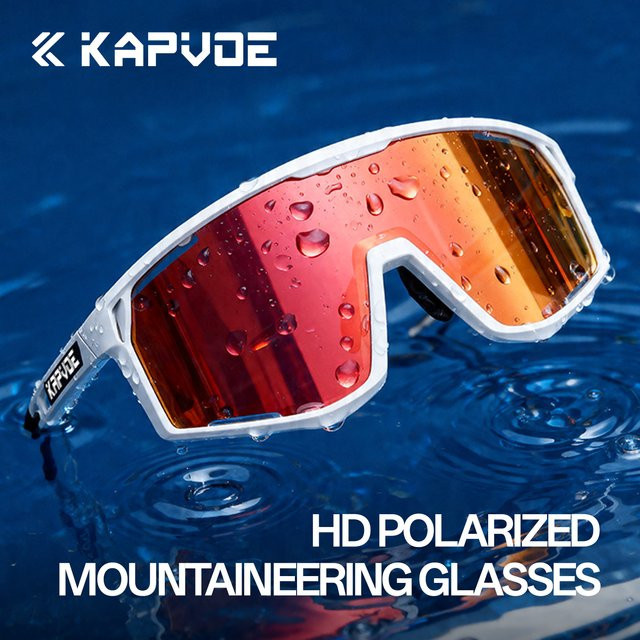 Kapvoe Sportsonnenbrille, Herren, Vollrand, polarisiert, wrap - Bild 1