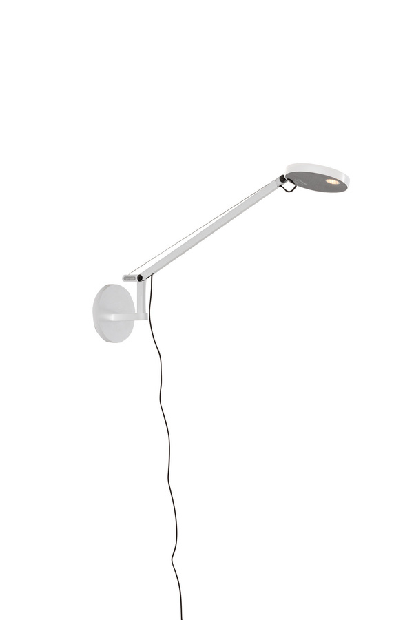 Artemide Demetra Micro Wandleuchte aus Aluminium in Weiß mit dimmbarer LED - Bild 2