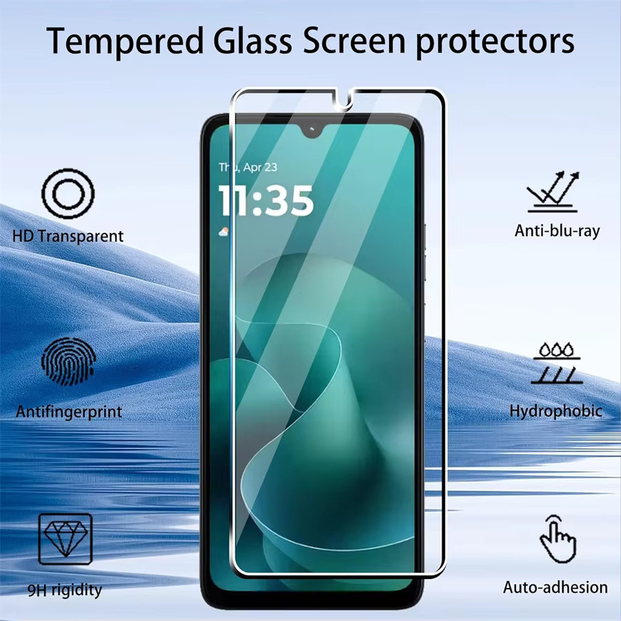 4 Stück Displayschutz aus gehärtetem Glas für Motorola Moto G06 Power, transparent - Bild 2