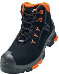 uvex Sicherheitsstiefel S3 SRC uvex 2 aus Mikrovelours in Schwarz, Größe 38, Weite 12 - Bild 1