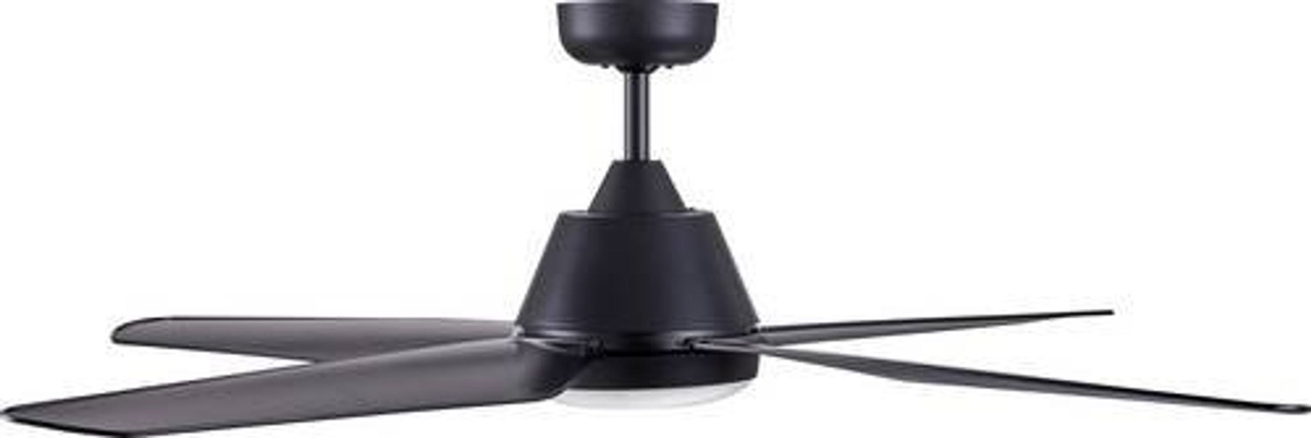 Lucci AIR Aria Deckenventilator mit LED Beleuchtung und Fernbedienung Schwarz, Durchmesser: 121 cm, Höhe: 33 cm - Bild 2