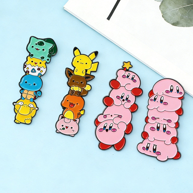Bandai Pokémon Emaille-Brosche, Metall, Bunt / Mehrfarbig - Bild 1