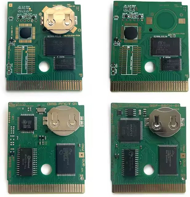 Keeppley Retro Spielmodul mit IC-Speicher, RTC Echtzeituhr und Flash-Karte für GBC in Grün - Bild 1