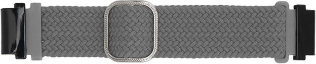 Neoglint Uhrenarmband, gewebtes Nylon, Grün grau, Unisex - Bild 1
