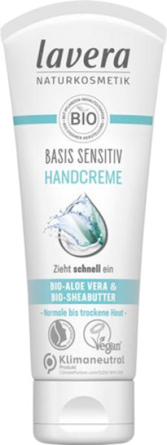 Lavera Basis Sensitiv Handcreme, Aloe Vera, 75 ml - Bild 1