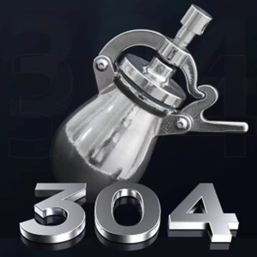 YunlinLi Mini-Popcornmaschine aus 304 Edelstahl mit Handkurbel in Silber - Bild 3
