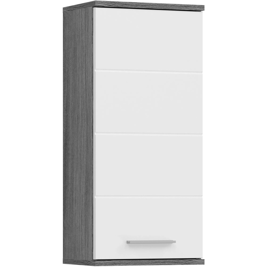xonox.home Hängeschrank Blake in Weiß Hochglanz, B/H/T: 35 x 77 x 25 cm - Bild 2