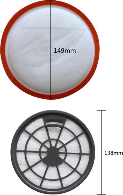 Waschbarer Filtersatz für Vax beutellose Staubsauger VX56 VX59 VX64 Power 5 Pet VX28 Ersatzteil VX28F in Weiß - Bild 1