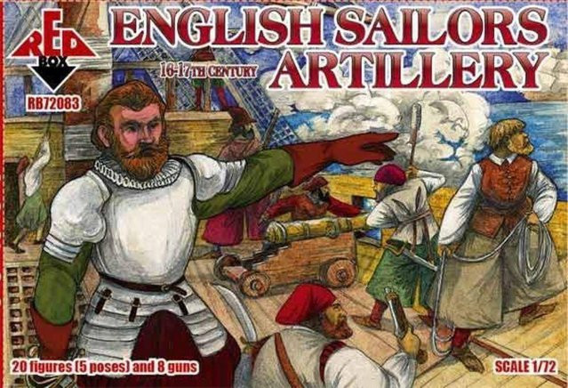 Red Box Piraten English sailors artillery, 1:72, Bunt / Mehrfarbig - Bild 1