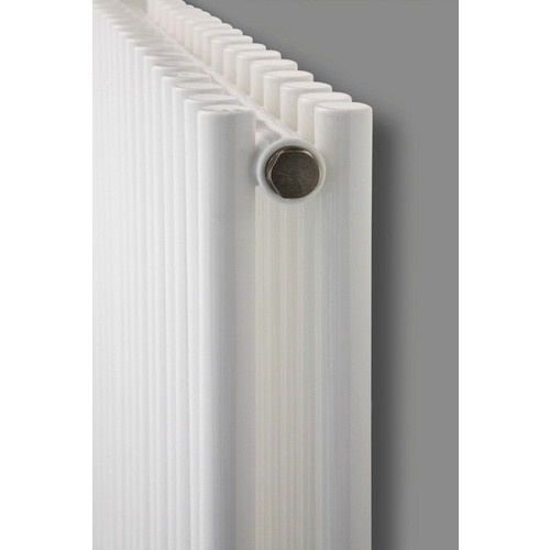 Ximax Heizkörper Gamba Duplex aus Stahl mit Mittenanschluss, Weiß, B: 180 cm, T: 47 cm, H: 8 cm - Bild 2