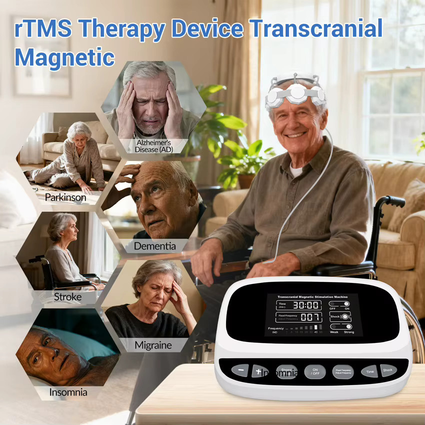 ZJKC RTMS Transkranielle Magnetstimulationsmaschine zur neurologischen Gehirnrehabilitation in Weiß - Bild 2