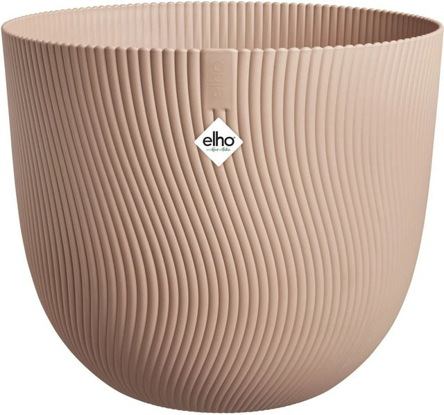 Elho Blumentopf Sereh in Braun mit abgerundeten Formen, Durchmesser: 39 cm, Höhe: 33 cm - Bild 1