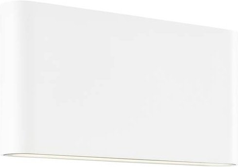 Brilliant Welbie LED Außenwandleuchte weiß, 14W, 1300 Lumen, Warmweiß (3000K), Up- & Downlight, IP54, H x B x T: 17,5 x 9 x 2,9 cm - Bild 1