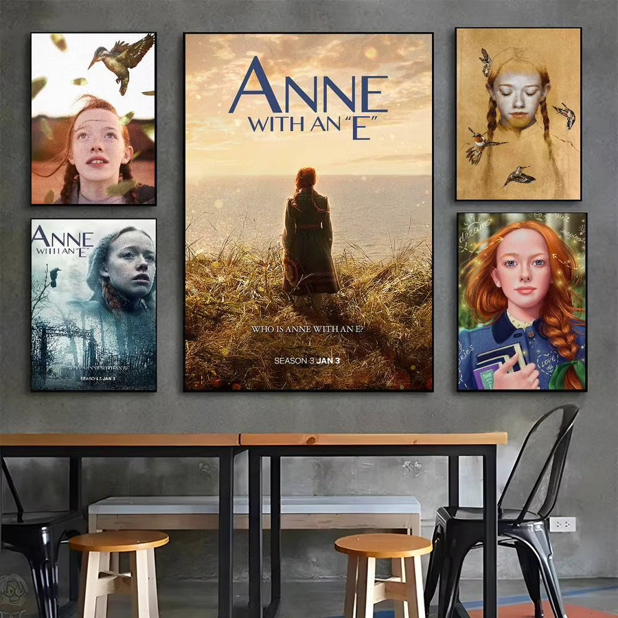 Selbstklebendes Wandkunst-Poster Anne With An E TV-Serie auf Leinwand, Mehrfarbig, Rechteckig - Bild 2