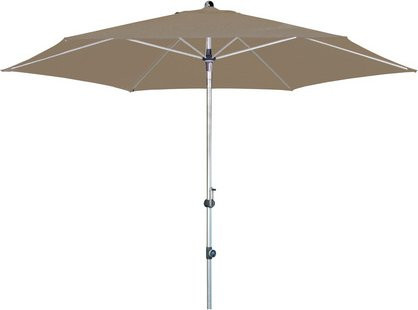 DOPPLER Sonnenschirm Expert in Grau mit Ø 320 cm, abknickbar und Sonnenschutzfaktor 80+ - Bild 1