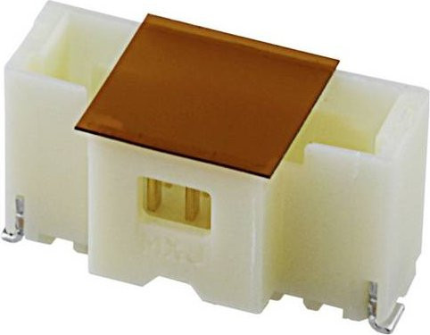 Molex Einbau-Stiftleiste Standard 203556-0807 in Weiß und Gold auf Tape-Rolle - Bild 1